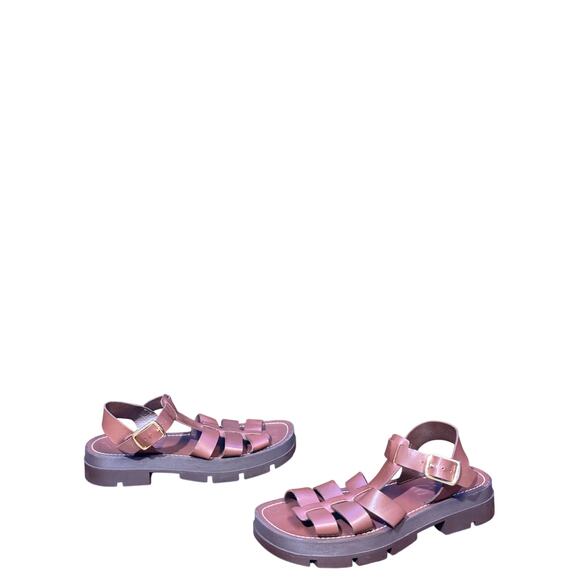Women's Mango sandals excellent condtion size 38 euro - US 7.5 - Picture 1 of 6
